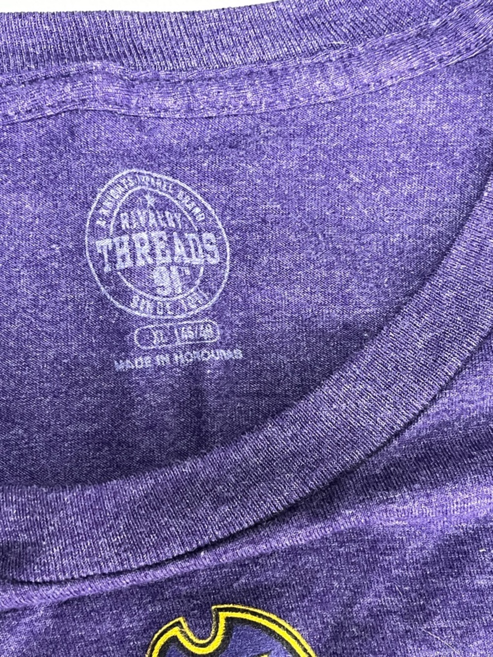 Hanes Purple East Carolina Pirates T-Shirt size 2X - Picture 4 of 7